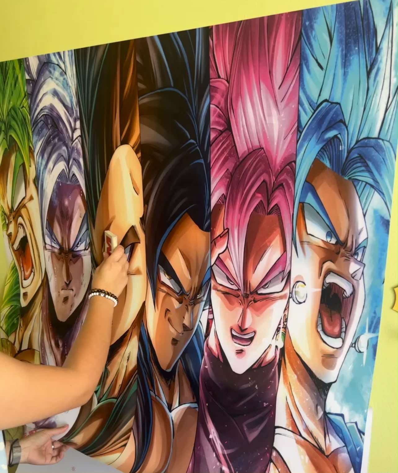Instalación de mural impreso